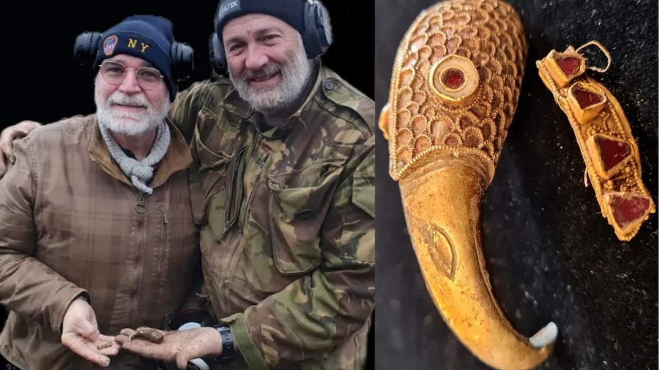 Hazine avindan elleri bos donerken son anda buldular 1400 yillik paha bicilemez eserleri cikardilar 4XX756hT